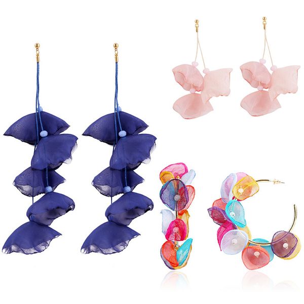stud elegant petals dangle earing girls exquisite organza flowers long tassels pendant drop party jewelry gifts 230710, Golden;silver
stud elegant petals dangle earing girls exquisite organza flowers long tassels pendant drop party jewelry gifts 230710, Golden;silver