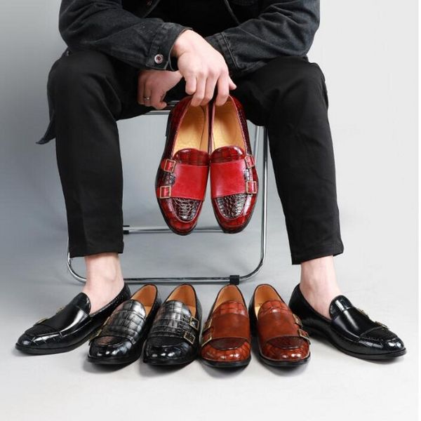 2023 spring men leather shoes flat heel fashion double strap mens derby shoes plus size 38-46, Black
2023 spring men leather shoes flat heel fashion double strap mens derby shoes plus size 38-46, Black