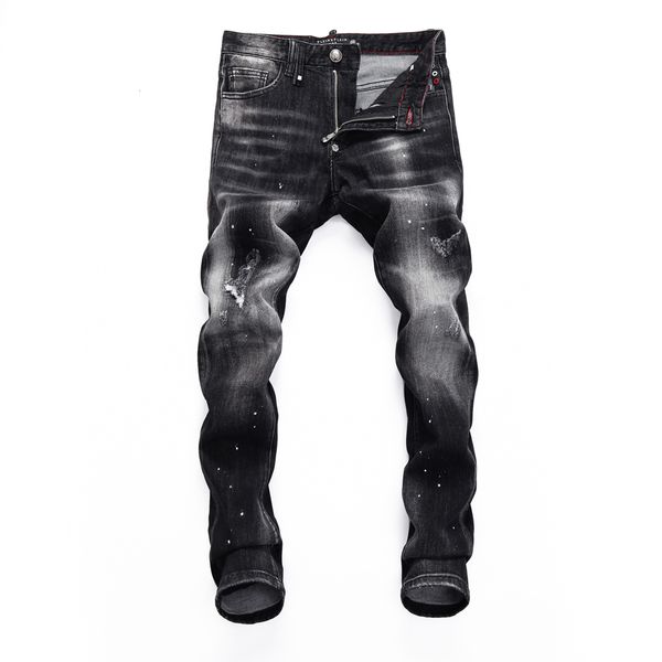 mens jeans pleinxplein original design mens slim jeans black denim trousers skulls straight elastic plein stretch pants for men party 230707, Blue
mens jeans pleinxplein original design mens slim jeans black denim trousers skulls straight elastic plein stretch pants for men party 230707, Blue