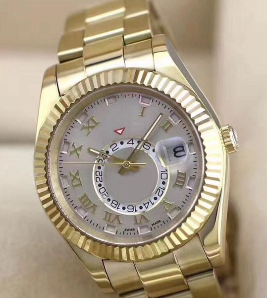 16 style watches 42mm sky-dweller gmt workin 326938 326934 326935 18k gold steel asia 2813 movement mechanical automatic mens watch men', Slivery;brown
16 style watches 42mm sky-dweller gmt workin 326938 326934 326935 18k gold steel asia 2813 movement mechanical automatic mens watch men', Slivery;brown