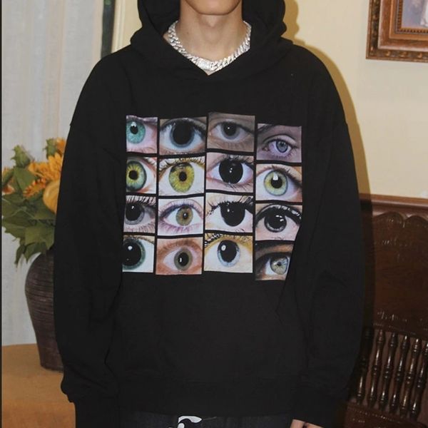 men's hoodies sweatshirts hip hop streetwear hooded sweatshirt eyes print y2k clothes harajuku pullover autumn female casual hoodie bla, Black
men's hoodies sweatshirts hip hop streetwear hooded sweatshirt eyes print y2k clothes harajuku pullover autumn female casual hoodie bla, Black