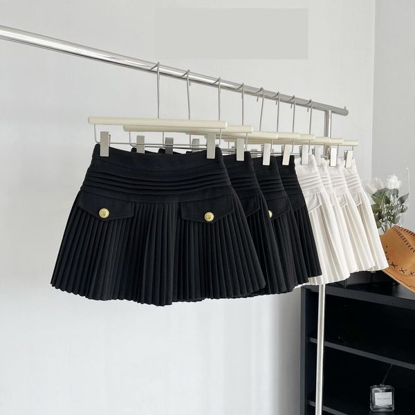 women's jumpsuits rompers lauri laki fashion pleated mini skirt women vintage woolen solid aline high waist autumn spring 230710, Black;white
women's jumpsuits rompers lauri laki fashion pleated mini skirt women vintage woolen solid aline high waist autumn spring 230710, Black;white