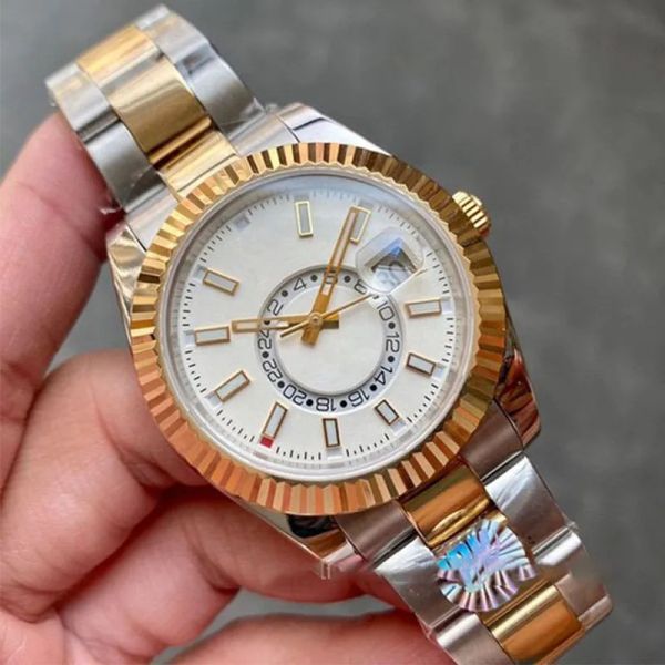 sky residents watch high aaa small dial calendar 42mm watch stainless steel sky residents luminous waterproof women's deep sea r watch, Slivery;brown
sky residents watch high aaa small dial calendar 42mm watch stainless steel sky residents luminous waterproof women's deep sea r watch, Slivery;brown