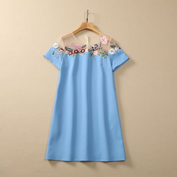european and american women's dress 2023 summer new style round neck short sleeve flower embroidery fashion loose dress xxl, Black;gray
european and american women's dress 2023 summer new style round neck short sleeve flower embroidery fashion loose dress xxl, Black;gray