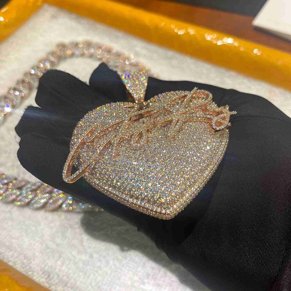 pass diamond tester custom heart 3d pendant 925 silver gold plated engraved necklace iced out fine jewelry for gife
pass diamond tester custom heart 3d pendant 925 silver gold plated engraved necklace iced out fine jewelry for gife