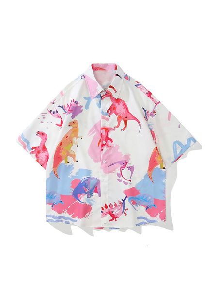 men's dress shirts sycpman oversized men short sleeve shirts printed oversized women summer hawaii dinosaur beach shirt 230710, White;black
men's dress shirts sycpman oversized men short sleeve shirts printed oversized women summer hawaii dinosaur beach shirt 230710, White;black