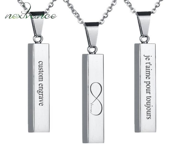 nextvance custom square strip pendant necklace engraved name bar necklace for women men personalized gift geometric jewelry4355970, Silver
nextvance custom square strip pendant necklace engraved name bar necklace for women men personalized gift geometric jewelry4355970, Silver