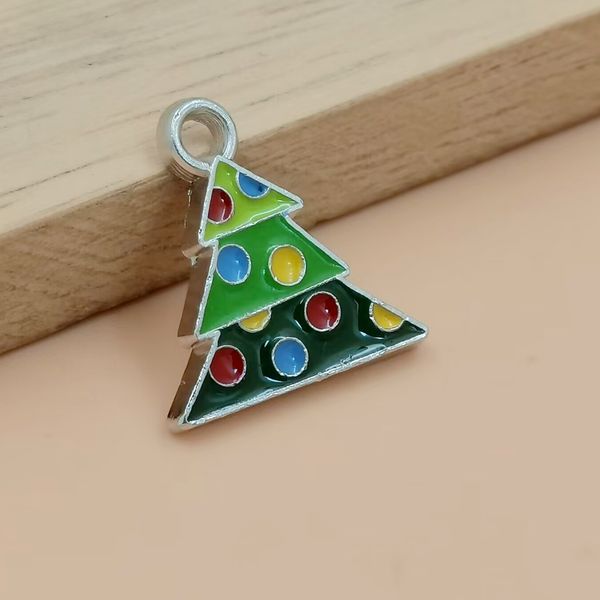 50pcs alloy enamel christmas tree charm pendant for diy jewelry making bracelet necklace accessories jewelry a-059, Bronze;silver
50pcs alloy enamel christmas tree charm pendant for diy jewelry making bracelet necklace accessories jewelry a-059, Bronze;silver