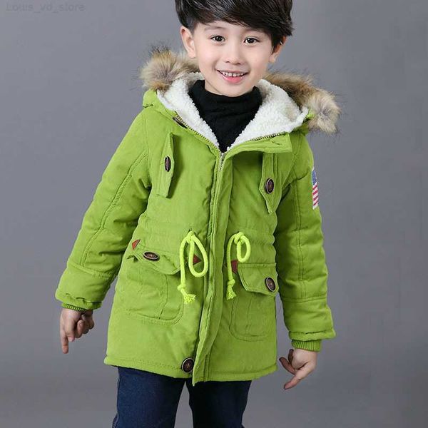 down coat children jackets girls boys coats hooded faux fur collar thick winter kids outerwear cotton padded baby clothes boy snowsuit l2307, Blue;gray
down coat children jackets girls boys coats hooded faux fur collar thick winter kids outerwear cotton padded baby clothes boy snowsuit l2307, Blue;gray