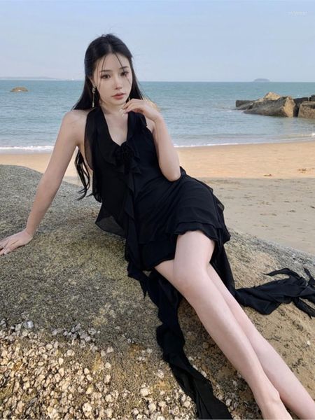 casual dresses ruffles fairy dress women korean fashion mesh holiday long summer irregular beach party club outfits vestidos, Black;gray
casual dresses ruffles fairy dress women korean fashion mesh holiday long summer irregular beach party club outfits vestidos, Black;gray