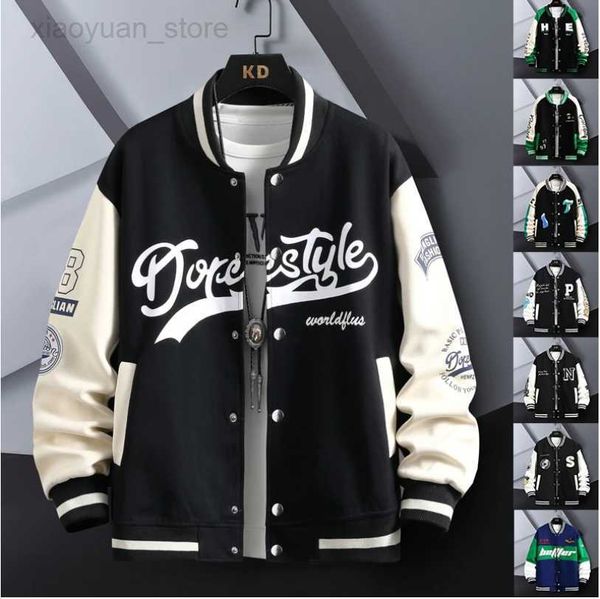 men's jackets ins hip hop casual baseball coat slim fit uniform bomber jackets for men's youth trend college wear autumn hkd230710, Black;brown
men's jackets ins hip hop casual baseball coat slim fit uniform bomber jackets for men's youth trend college wear autumn hkd230710, Black;brown