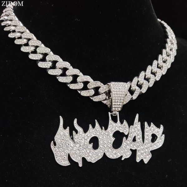 pendant necklaces new men women hip hop flame letters iced out with 13mm cuban chain hiphop necklace fashion charm jewelry 230613, Silver
pendant necklaces new men women hip hop flame letters iced out with 13mm cuban chain hiphop necklace fashion charm jewelry 230613, Silver