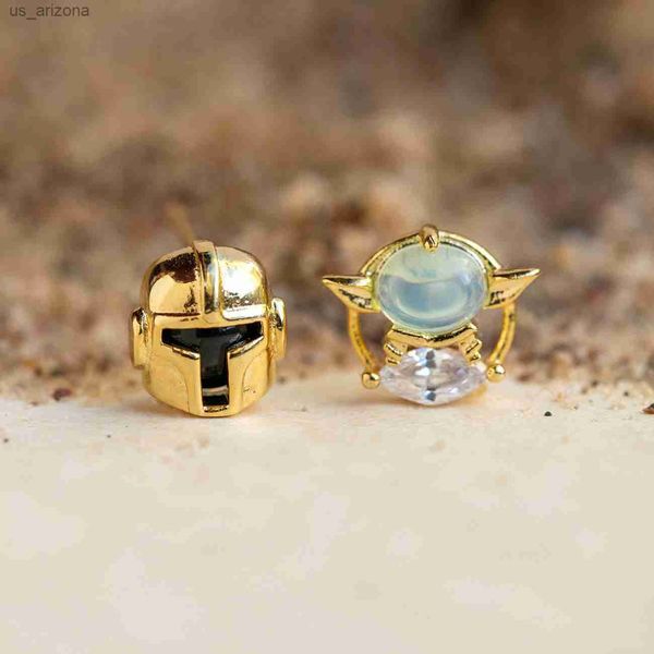 ins exquisite inlaid zircon cartoon character earring cute gold-plated helmet stud earrings for women girls fashion jewelry l230620, Golden;silver
ins exquisite inlaid zircon cartoon character earring cute gold-plated helmet stud earrings for women girls fashion jewelry l230620, Golden;silver