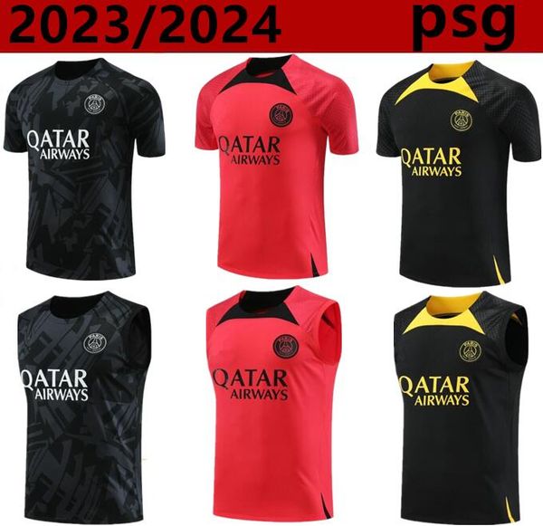 23/24 psgs sportswear 23/24 mbappe neymar jr sportswear men training shirt short sleeve tank soccer shirt uniform chandal sweatshirt, Black
23/24 psgs sportswear 23/24 mbappe neymar jr sportswear men training shirt short sleeve tank soccer shirt uniform chandal sweatshirt, Black