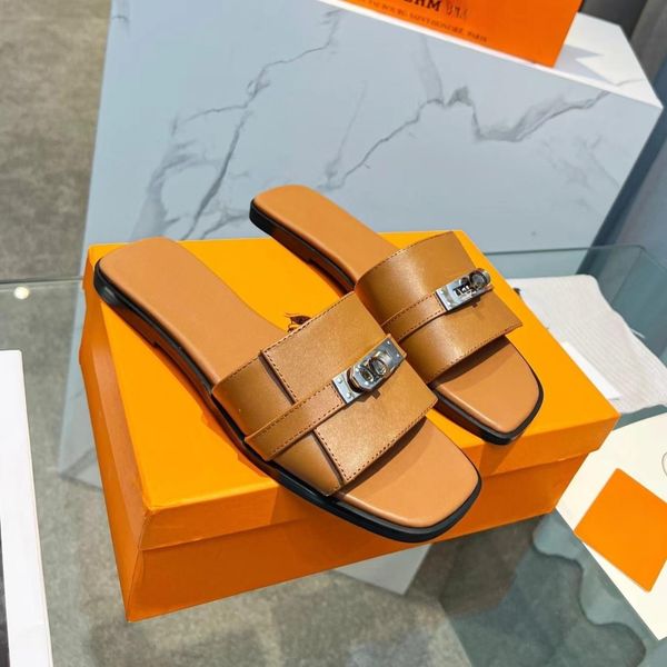 luxury brand classic slippers women's leather h sandals metal buckle flip flops comfortable fashion flat slippers summer outdoor beach, Black
luxury brand classic slippers women's leather h sandals metal buckle flip flops comfortable fashion flat slippers summer outdoor beach, Black