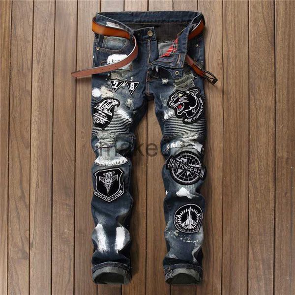 men's jeans new men's embroidery printed patchwork jeans four seasons streetwear blue denim pencil pants slim skinny straight trou
men's jeans new men's embroidery printed patchwork jeans four seasons streetwear blue denim pencil pants slim skinny straight trou