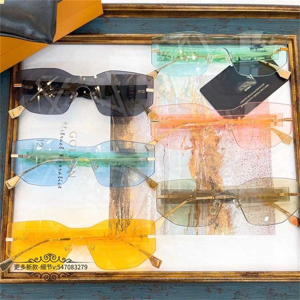 2023 new f family frameless cat eye women's network red ins same letter leg sunglasses men's fashion fe40066, White;black
2023 new f family frameless cat eye women's network red ins same letter leg sunglasses men's fashion fe40066, White;black