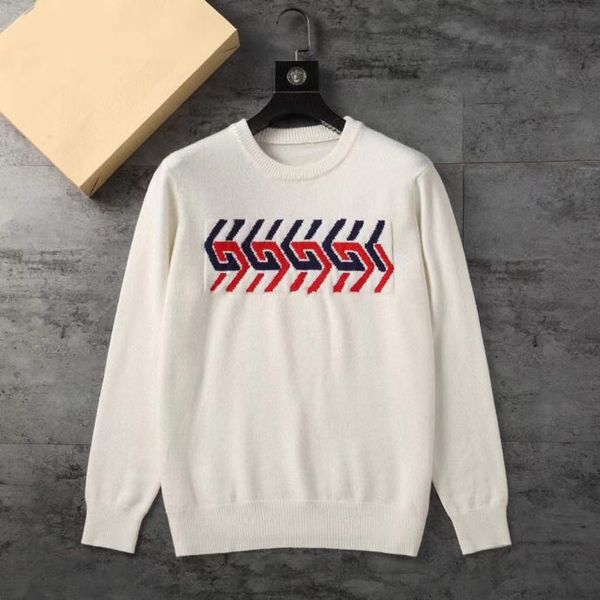 new men's luxury designer sweaters men's matching women's autumn and winter long sleeve sweaters knitted sweatshirt, White;black
new men's luxury designer sweaters men's matching women's autumn and winter long sleeve sweaters knitted sweatshirt, White;black