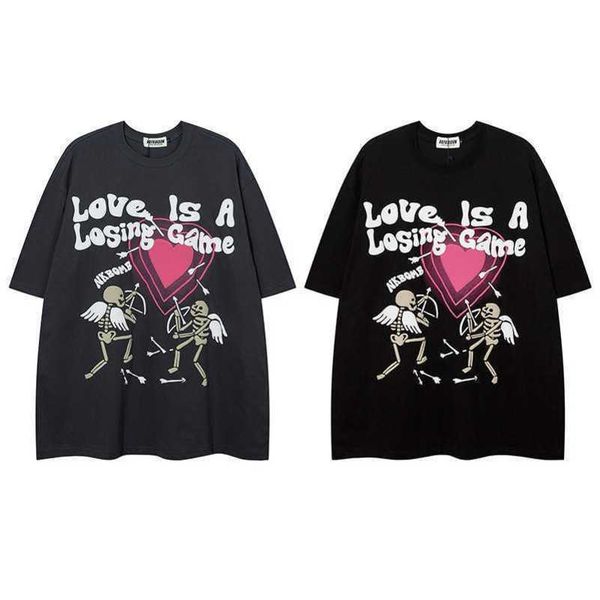 designeramerican style ins high street dark fashion brand trend street skull letter foam short sleeved t-shirt half sleeved shirt, White;black
designeramerican style ins high street dark fashion brand trend street skull letter foam short sleeved t-shirt half sleeved shirt, White;black