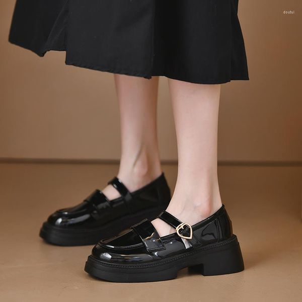 dress shoes leisure lolita female buckle strap square high heels heart shape leather oxford for women mary janes plus size, Black
dress shoes leisure lolita female buckle strap square high heels heart shape leather oxford for women mary janes plus size, Black