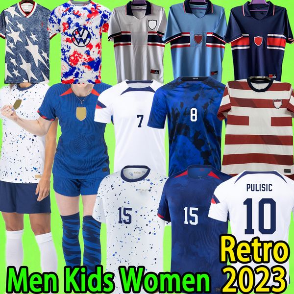 usas 2023 soccer jerseys women men sets kids kit pulisic aaronson 20 22 23 24 football shirt t 1994 2013 retro 94 13 14 uniteds boy states d, Black;yellow
usas 2023 soccer jerseys women men sets kids kit pulisic aaronson 20 22 23 24 football shirt t 1994 2013 retro 94 13 14 uniteds boy states d, Black;yellow