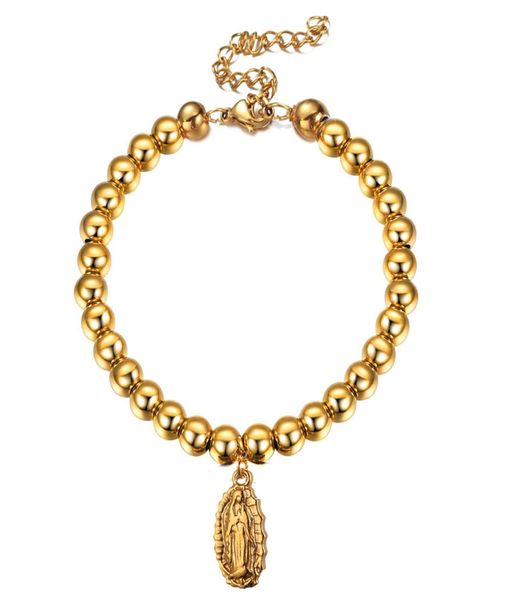 new fashion stainless steel round virgin mary charm bracelets for women gold silver color rosary beads virgin mary bracelet cathol5787935, Golden;silver
new fashion stainless steel round virgin mary charm bracelets for women gold silver color rosary beads virgin mary bracelet cathol5787935, Golden;silver