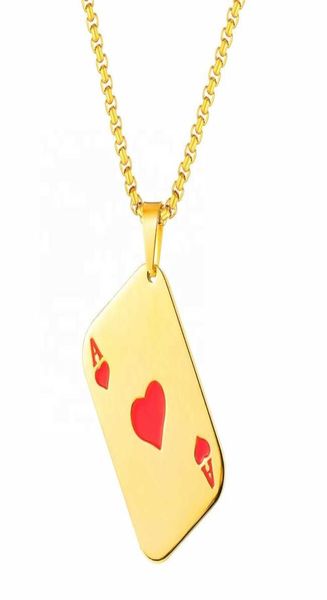 2022 new black red enamel pendant necklace for men stainless steel hiphop poker card pendant necklace1139423, Golden;silver
2022 new black red enamel pendant necklace for men stainless steel hiphop poker card pendant necklace1139423, Golden;silver