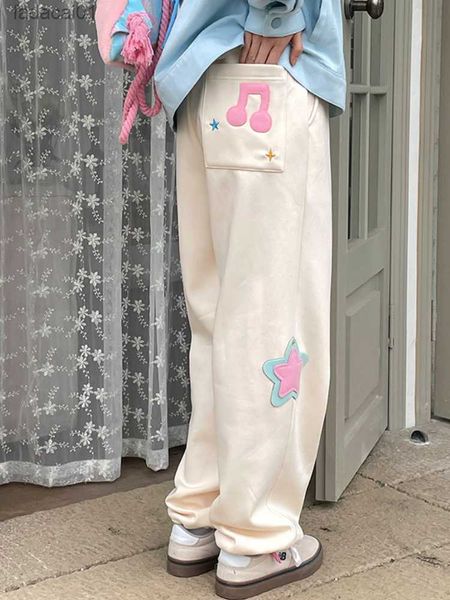 houzhou kawaii japanese star beige pants women preppy korean style cute wide leg trousers female casual sweet sweatpants girl l230621, Black;white
houzhou kawaii japanese star beige pants women preppy korean style cute wide leg trousers female casual sweet sweatpants girl l230621, Black;white