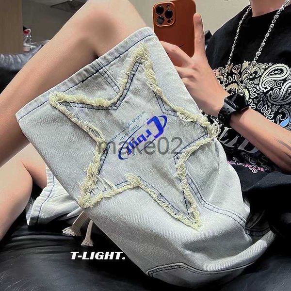 men's jeans youth fashion trend ins capris men's japanese fashion summer jeans temperament new high waist lazy x0710, Blue
men's jeans youth fashion trend ins capris men's japanese fashion summer jeans temperament new high waist lazy x0710, Blue