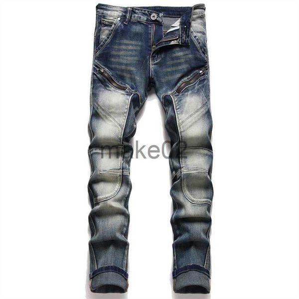 men's jeans pactchwork trousers for men jeans streetwear denim pants trend brand casual solid biker simple design man motorcycle jean, Blue
men's jeans pactchwork trousers for men jeans streetwear denim pants trend brand casual solid biker simple design man motorcycle jean, Blue