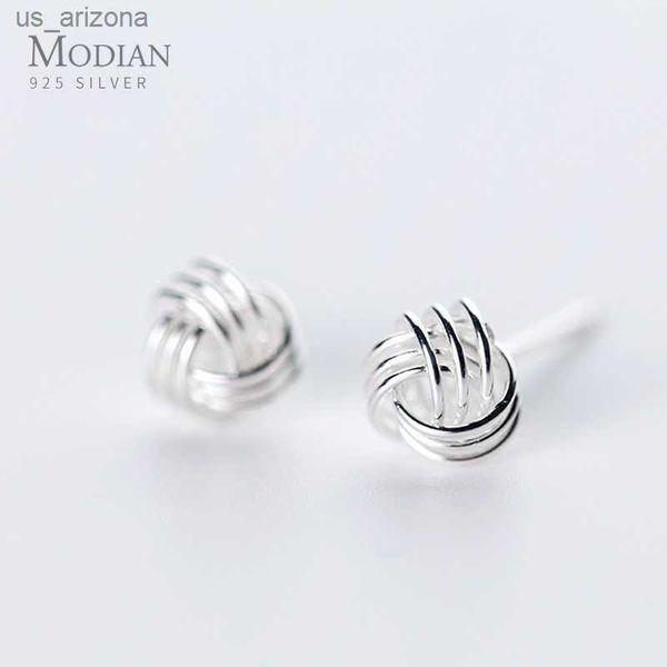 modian new arrival lovely knotted stud earrings for women sterling silver 925 anti-allergy four size ear pin fine jewelry gift l230620, Golden;silver
modian new arrival lovely knotted stud earrings for women sterling silver 925 anti-allergy four size ear pin fine jewelry gift l230620, Golden;silver