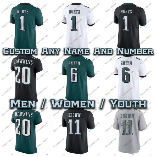custom mens 1 hurts 7 reddick american football jerseys 11 brown 6 smith 62 kelce 20 dawkins womens youth 88 goedert 91 cox football jersey, Black;red
custom mens 1 hurts 7 reddick american football jerseys 11 brown 6 smith 62 kelce 20 dawkins womens youth 88 goedert 91 cox football jersey, Black;red