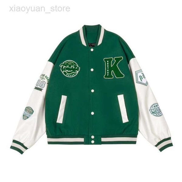 men's jackets baseball uniform men's woolen jacket women's leather jacket hip-hop element embroidery couple coat street fashi, Black;brown
men's jackets baseball uniform men's woolen jacket women's leather jacket hip-hop element embroidery couple coat street fashi, Black;brown