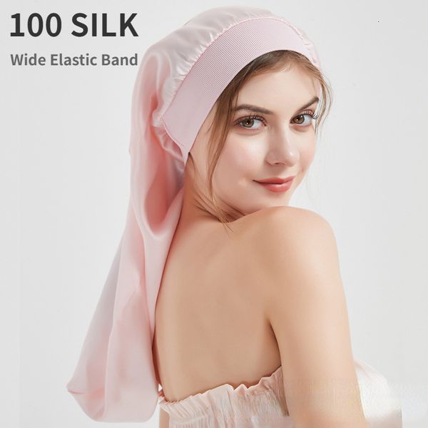 beanieskull caps natural silk hair wrap for sleeping curly long turban hat elastic band pure bonnet to protect night cap women 230710, Blue;gray
beanieskull caps natural silk hair wrap for sleeping curly long turban hat elastic band pure bonnet to protect night cap women 230710, Blue;gray