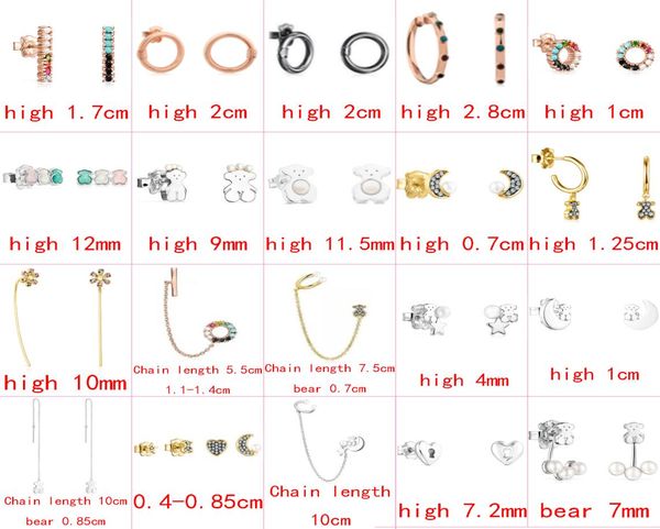 2021 new style 100 925 sterling silver bear fashion classic exquisite ladies earrings pierced jewelry manufacturer direct s3834314, Golden;silver
2021 new style 100 925 sterling silver bear fashion classic exquisite ladies earrings pierced jewelry manufacturer direct s3834314, Golden;silver