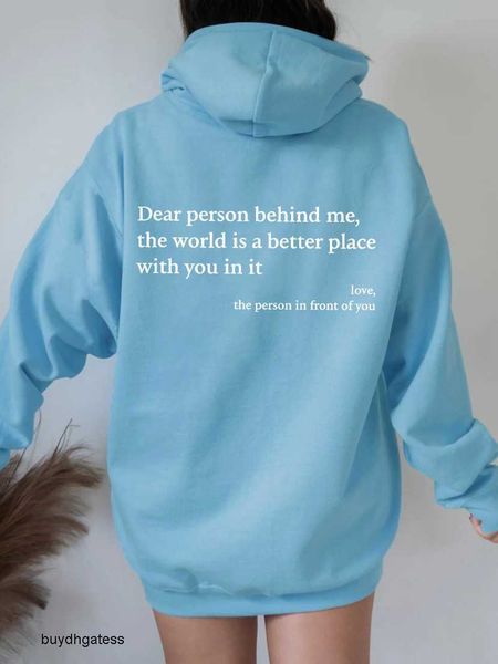 dsth 2023 new women's hoodies sweatshirts 220g women's plush sweater plain letter printed kangaroo pocket drawstring printed hoodi, Black
dsth 2023 new women's hoodies sweatshirts 220g women's plush sweater plain letter printed kangaroo pocket drawstring printed hoodi, Black