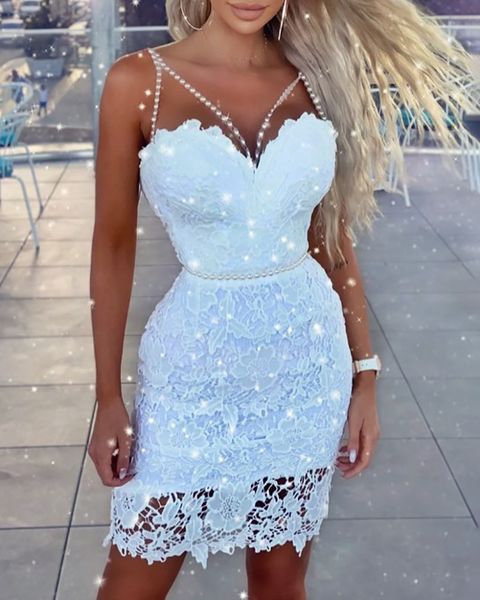 urban dresse spring summer sleeveless mini dress high waist white lace evening party v neck 230707, White;black
urban dresse spring summer sleeveless mini dress high waist white lace evening party v neck 230707, White;black