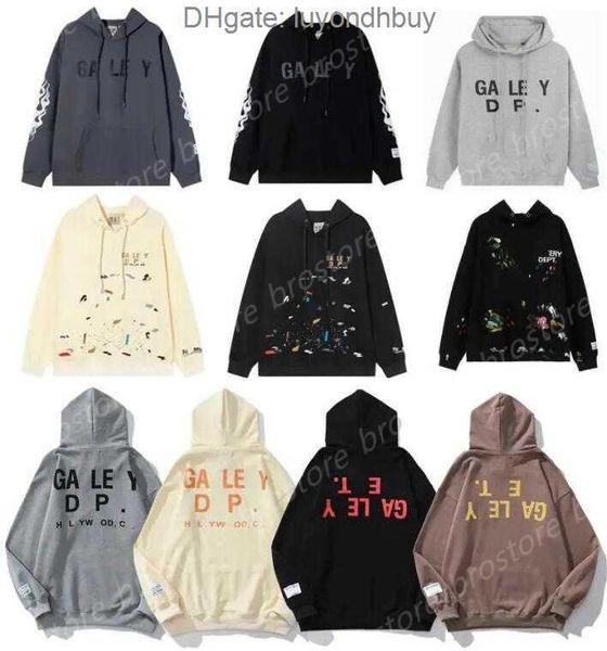 men's hoodies sweatshirts hoodie designer galleryes depts gary painted graffiti used letters printed loose casual fashion men and women, Black
men's hoodies sweatshirts hoodie designer galleryes depts gary painted graffiti used letters printed loose casual fashion men and women, Black