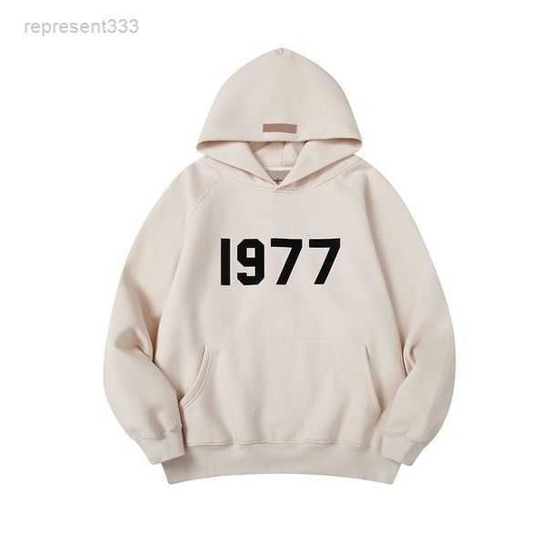 1977 designer essentialhoodie hoody men essentail pullover sweatshirts oversized clothing quality mens womens hooded jumper refflective let, Black
1977 designer essentialhoodie hoody men essentail pullover sweatshirts oversized clothing quality mens womens hooded jumper refflective let, Black