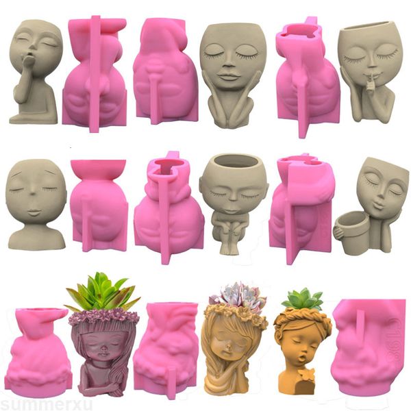jewelry boxes human face for doll succulent flower pot silicone mold big head resin casting plaster cement candle 230710, Black;white
jewelry boxes human face for doll succulent flower pot silicone mold big head resin casting plaster cement candle 230710, Black;white
