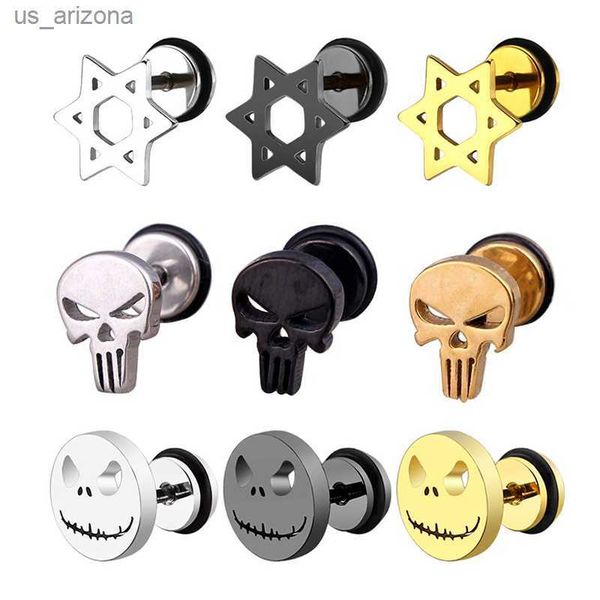 high grade stainless steel stud earrings cross skull anime for women girls fashion geometric ear jewelry birthday gifts 2 pieces l230620, Golden;silver
high grade stainless steel stud earrings cross skull anime for women girls fashion geometric ear jewelry birthday gifts 2 pieces l230620, Golden;silver