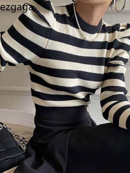 sweaters ezgaga autumn new woman sweater striped vintage o neck slim stretch knitted vintage office lady pullover fashion jumper, White;black
sweaters ezgaga autumn new woman sweater striped vintage o neck slim stretch knitted vintage office lady pullover fashion jumper, White;black