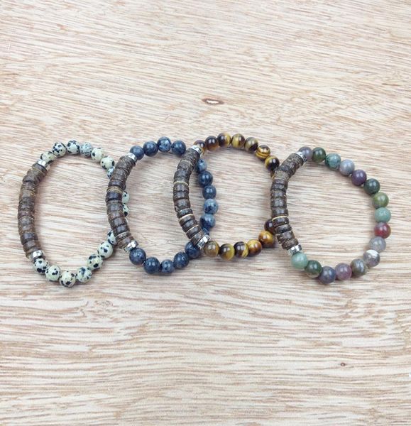 sn0627 coconut shell bracelet tiger eye stone bracelet design chakra bracelet jewelry 8983001, Black
sn0627 coconut shell bracelet tiger eye stone bracelet design chakra bracelet jewelry 8983001, Black