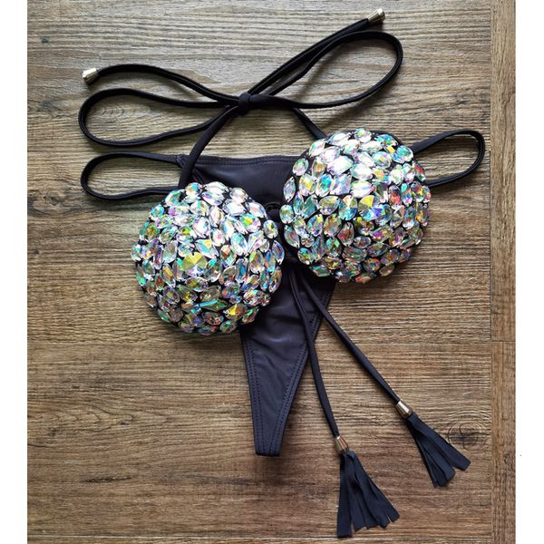 women's swimwear black circle bra crystal biquinis luxury diamond bikinis set women swimwear female honey moon beachwear 230707, White;black
women's swimwear black circle bra crystal biquinis luxury diamond bikinis set women swimwear female honey moon beachwear 230707, White;black