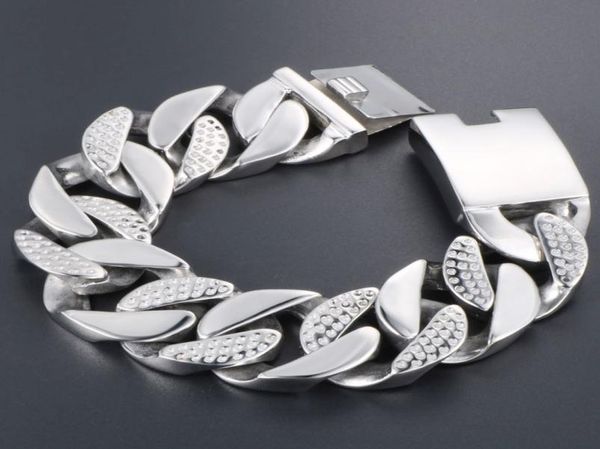 heavy cast stainless steel men bracelet male 25mm thick chain massive mens bracelets fashion jewelry for man droplink link3031975, Black
heavy cast stainless steel men bracelet male 25mm thick chain massive mens bracelets fashion jewelry for man droplink link3031975, Black