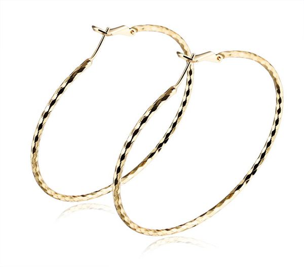 diamond cut high polished round hoop earrings 40506070mm diameter2242013, Golden;silver
diamond cut high polished round hoop earrings 40506070mm diameter2242013, Golden;silver