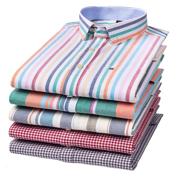 men's dress shirts men's social shirt long sleeve pure cotton oxford thin soft buttoned plaid formal male clothes oversized shirt, White;black
men's dress shirts men's social shirt long sleeve pure cotton oxford thin soft buttoned plaid formal male clothes oversized shirt, White;black