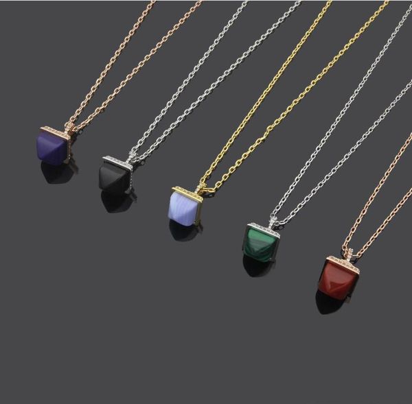 pendant necklaces european and american designer brands fashion jewelry square three-dimensional pyramid interlocking full diamond necklace, Silver
pendant necklaces european and american designer brands fashion jewelry square three-dimensional pyramid interlocking full diamond necklace, Silver