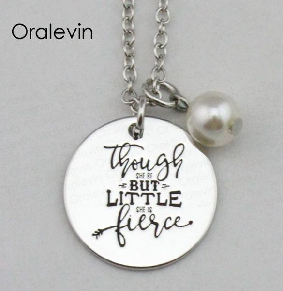 though she be but little she is fierce inspirational hand stamped engraved charm pendant necklace metal stamped jewelry10pcslot6979292, Silver
though she be but little she is fierce inspirational hand stamped engraved charm pendant necklace metal stamped jewelry10pcslot6979292, Silver