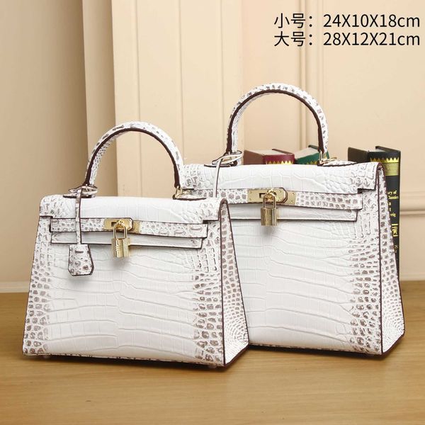 designer hemrres tote bag classic crocodile belly pattern women's bag leather fashion kelys high-end handbag single-shoulder diagonal
designer hemrres tote bag classic crocodile belly pattern women's bag leather fashion kelys high-end handbag single-shoulder diagonal